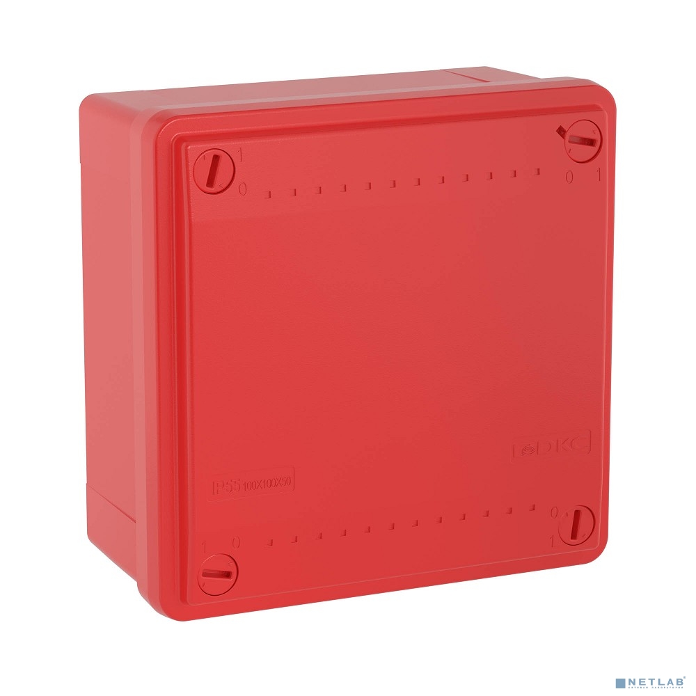 Dkc 53811 Коробка ответвит. с гладкими стенками,  IP56, 100 х 100 х 50мм,цвет красный
