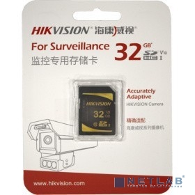 SecureDigital 32Gb Hikvision HS-SD-P10/32G {SDXC Class 10, UHS-I}