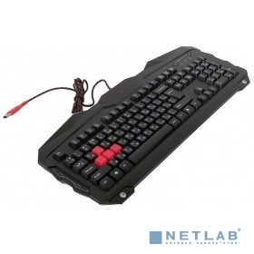 Клавиатура A-4Tech B210 черный USB Multimedia Gamer LED [1032492]