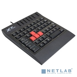 Клавиатура A-4Tech X7-G100 USB, 62 клавиши, USB, влагозащищенная, прорезиненые клавиши управления [511469]