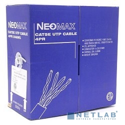 Кабель NEOMAX [NM11001] U/UTP cat.5е 4 пары (305 м) 0.45 мм (25 AWG) Медь  PVC jacket