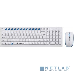 Defender Клавиатура + мышь Skyline 895  Nano W White USB [45895] {2.4ГГц, беспроводная}