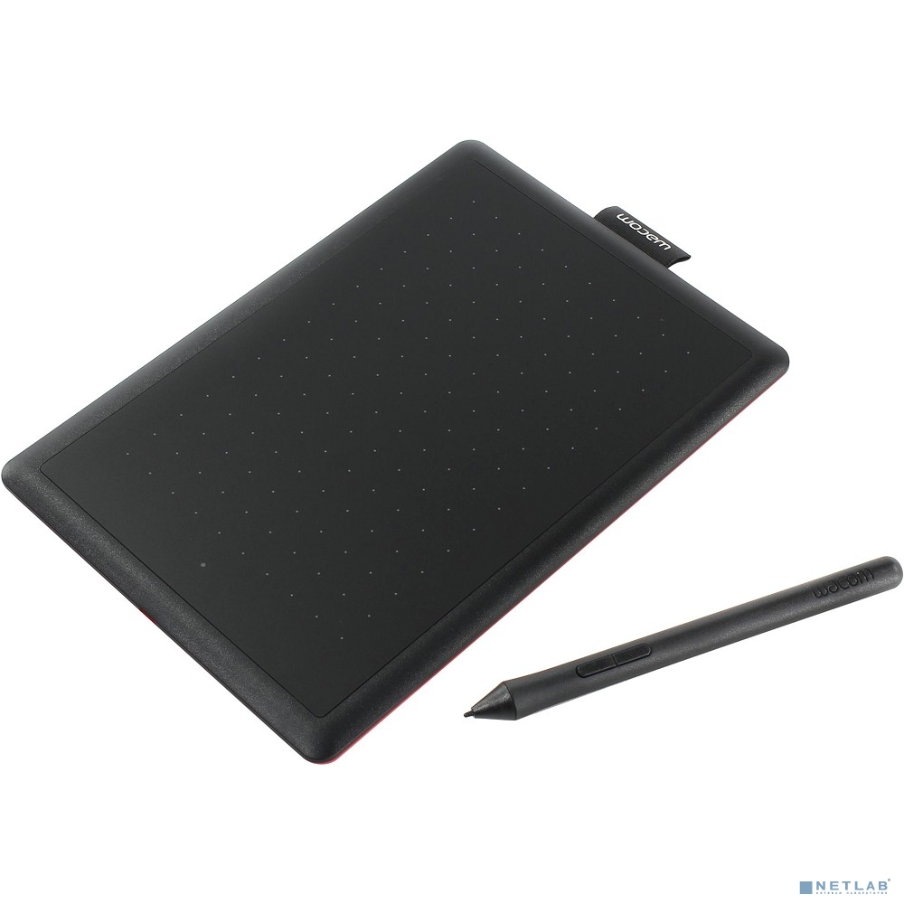 Графический планшет Wacom One by Small USB черный/красный [CTL-472-N]