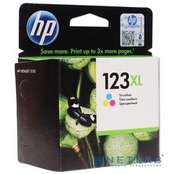 HP F6V18AE Картридж №123XL, Colour (Цветной) {DeskJet 2130 (330стр.)}