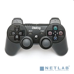 Dialog Action GP-A17, черный {Геймпад, вибрация, 12 кнопок, PC USB/PS3} 