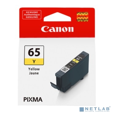 Картридж струйный Canon CLI-65 Y 4218C001 желтый (600стр.) для Canon PRO-200