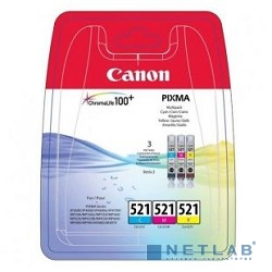 Canon 2934B010 Набор Canon CLI-521 C/M/Y MULTIPACK  для MP540/550/560/620/630/640/980/990 iP3600/4600/4700 MX860