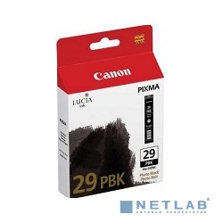 Canon PGI-29PBK 4869B001 Картридж для Pixma Pro 1, Черный, 111 стр.