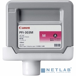 Canon PFI-303M  2960B001  CANON IPF810/IPF815/IPF820/IPF825 MAGENTA (ПУРПУРНЫЙ, МАЛИНОВЫЙ) PFI-303M (2960B001)