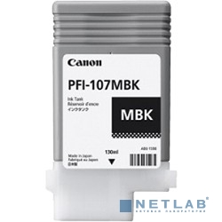 Canon PFI-107MBK 6704B001 Картридж  для  iPF680/685/770/780/785, Черный матовый, 130ml (GJ)
