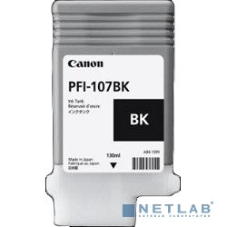 Canon PFI-107BK 6705B001 Картридж для  iPF680/685/770/780/785, Черный, 130ml  (GJ)