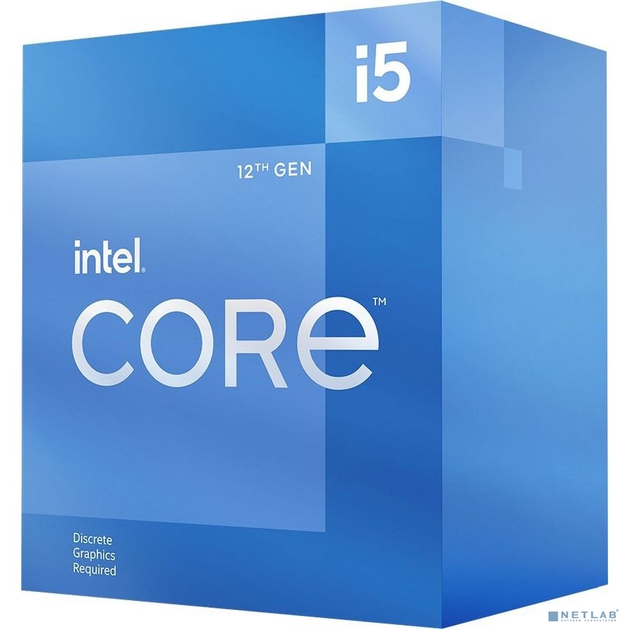 CPU Intel Core i5-12400F Alder Lake BOX (BX8071512400FSRL5Z/BX8071512400FSRL4W) {2.5 ГГц/ 4.4 ГГц в режиме Turbo, 18MB, LGA1700}