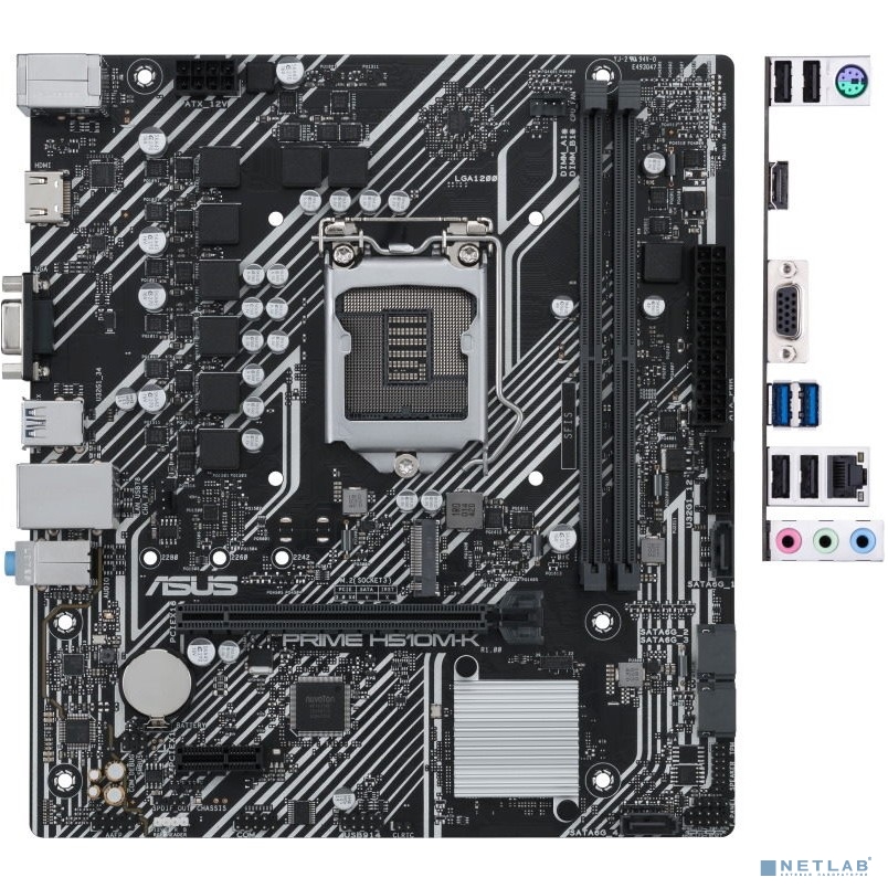 Asus PRIME H510M-K Soc-1200 Intel H510 2xDDR4 mATX AC`97 8ch(7.1) GbLAN+VGA+HDMI