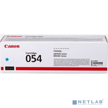 Canon Cartridge 054 HC 3027C002  Тонер-картридж для Canon i-sensys MF645Cx/MF643Cdw/MF641Cw, LBP621/623 (2300 стр.) голубой (GR)