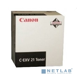 Canon C-EXV21Bk  0452B002 Тонер для IR C2380 / C2880 / C3080 / C3380 / C3580, Черный, 26000 стр.