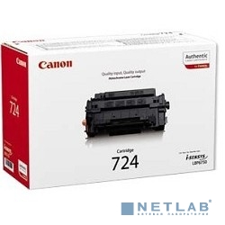 Canon Cartridge 724  3481B002 Тонер картридж Canon 724  для LBP6750Dn (6 000 стр) (GR)