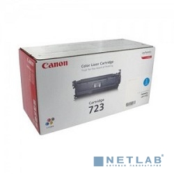 Canon Cartridge 723C  2643B002 Тонер-картридж для i-SENSYS LBP7750Cdn, Голубой, 8500стр.