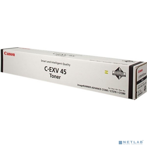 Canon C-EXV45 B Тонер-картридж для iR ADV C7260i/C7270i /C7280i . Чёрный, 80 К