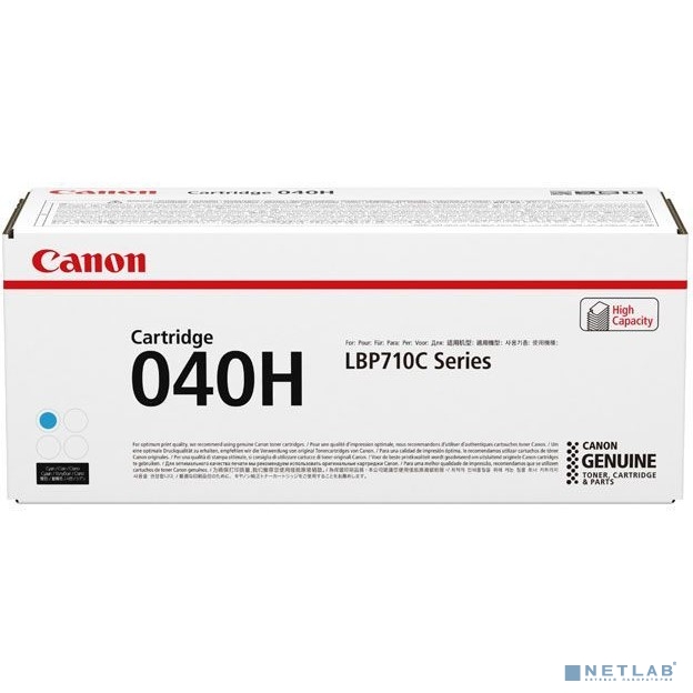 Canon Cartridge 040H C 0459C001  Тонер Картридж для Canon LBP-710/712 (10000стр.) голубой