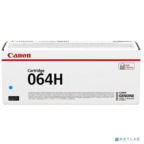 Картридж лазерный Canon CRG 064 H C 4936C001 голубой (10400стр.) для Canon MF832Cdw