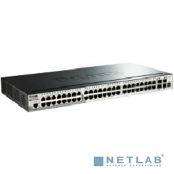D-Link DGS-1510-52X/A2A PROJ Управляемый стекируемый коммутатор SmartPro с 48 портами 10/100/1000Base-T и 4 портами 10GBase-X SFP+