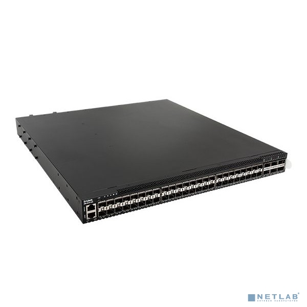 D-Link DXS-3610-54S/A1ASI Управляемый L3 стекируемый коммутатор с 48 портами 10GBase-X SFP+, 6 портами 100GBase-X QSFP28, 2 источниками питания AC и 5 вентиляторами