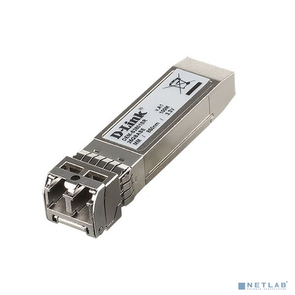 D-Link DEM-S2801SR/A1A Трансивер SFP28 с 1 портом 25GBase-SR для многомодового оптического кабеля OM3 (до 70 м) / OM4 (до 100 м)