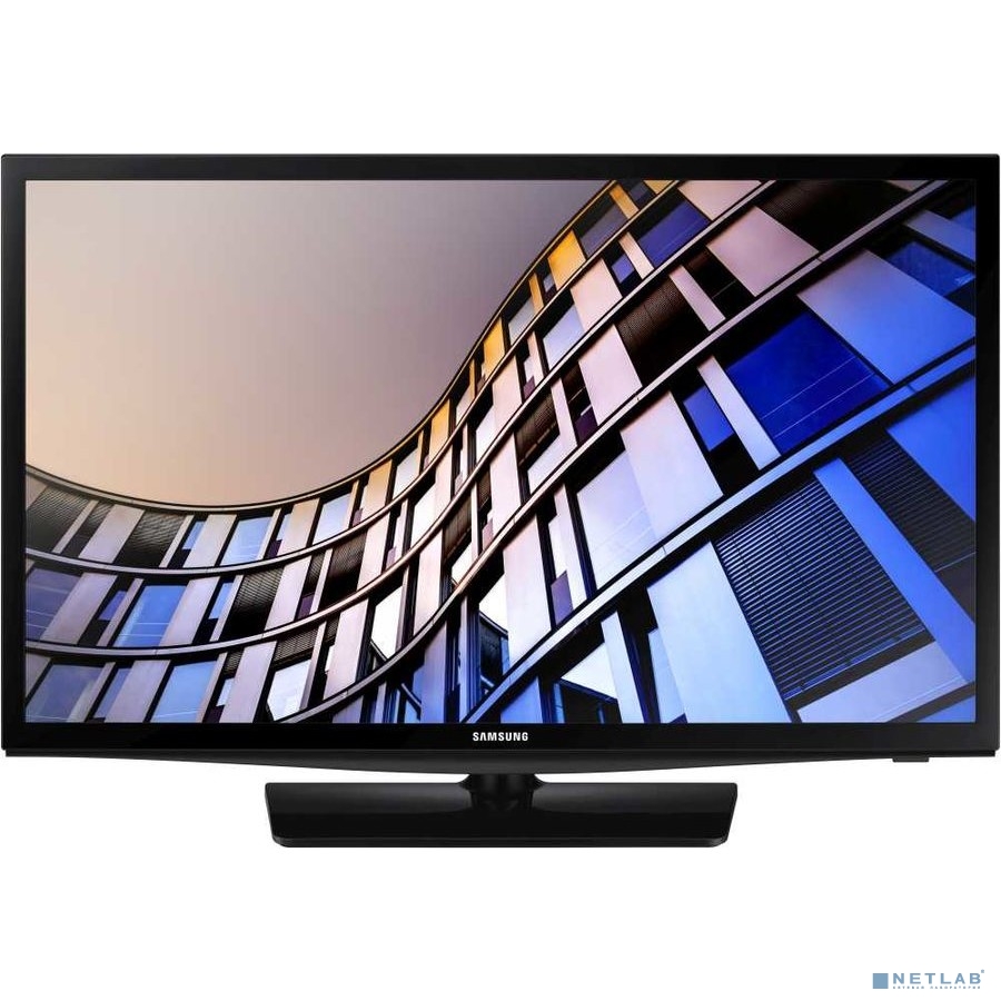 Samsung 24" UE24N4500AUXRU черный {HD READY/DVB-T2/DVB-C/DVB-S2/USB/WiFi/Smart TV (RUS)}