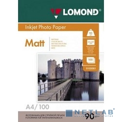 LOMOND 0102001 Матовая бумага 1х A4, 90г/м2, 100 листов 