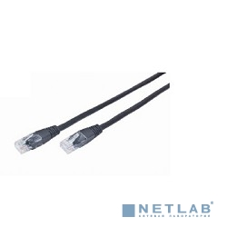 Bion Патч корд UTP кат.5e CCA, 0.25м, черный [BCL-PP12-0.25M/BK]