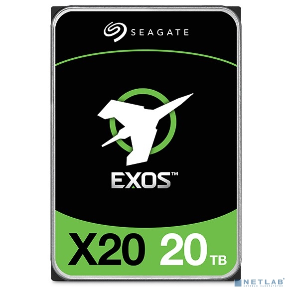 20TB Seagate Exos X20 (ST20000NM007D) {SATA 6Gb/s, 7200 rpm, 256mb buffer, 3.5"}
