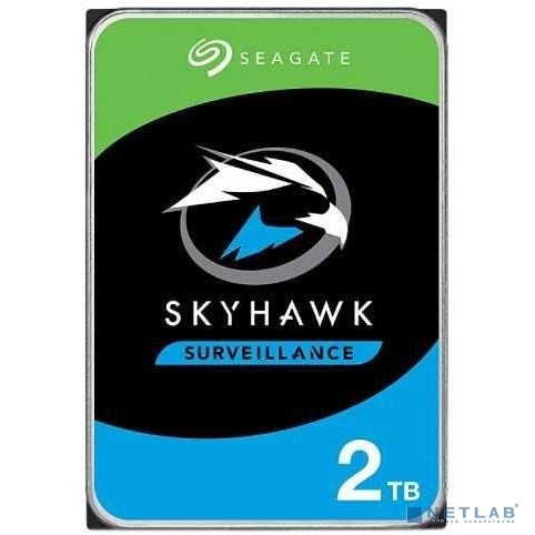 2TB Seagate Skyhawk (ST2000VX015) {Serial ATA III, 5400 rpm, 256mb, для видеонаблюдения}