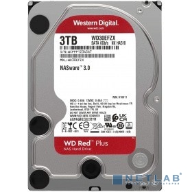 3TB WD NAS Red Plus (WD30EFZX) {Serial ATA III, 5400- rpm, 256Mb, 3.5"}