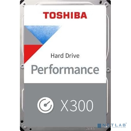 16TB Toshiba X300 (HDWR31GUZSVA) {SATA 6.0Gb/s, 7200 rpm, 256Mb buffer, 3.5"}