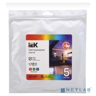 IEK LSR1-3-054-65-3-05 Лента LED 5м LSR-2835RGB54-4,8-IP65-12В цветная