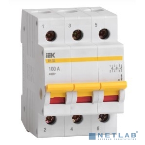 Iek MNV10-3-040 Выключатель нагрузки (мини-рубильник) ВН-32 3Р  40А ИЭК