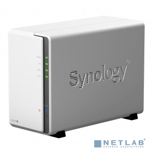 Synology DS220j Сетевое хранилище, настольное исполнение 2BAY NO HDD USB3 