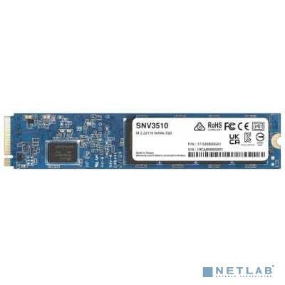 Synology SSD SNV3000 [SNV3510-400G] SSD SNV3000 Series PCIe 3.0 x4 ,M.2 22110, 400GB, R3000/W750 Mb/s, IOPS 225K/45K, MTBF 1,8M repl SNV3500-400G
