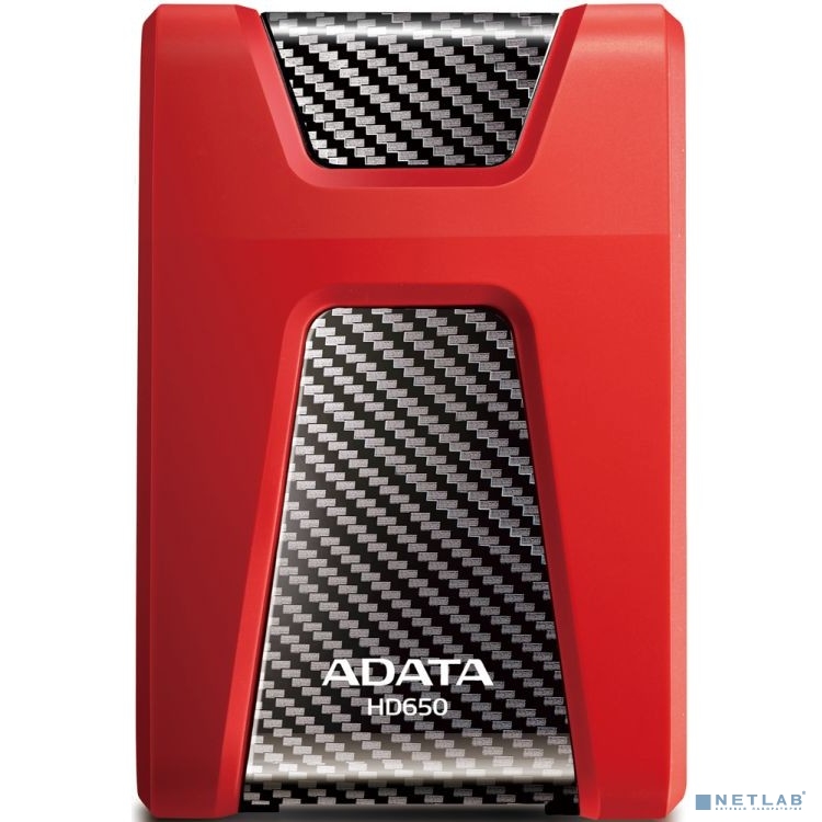 A-Data Portable HDD 1Tb HD650 AHD650-1TU31-CRD {USB 3.1, 2.5", Red}