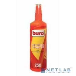 Спрей для чистки LCD-мониторов, КПК, мобильных телефонов BURO BU-SLCD, 250 мл. [817430]