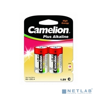 Camelion..LR14 Plus Alkaline BL-2 (LR14-BP2, батарейка,1.5В)  (2 шт. в уп-ке)