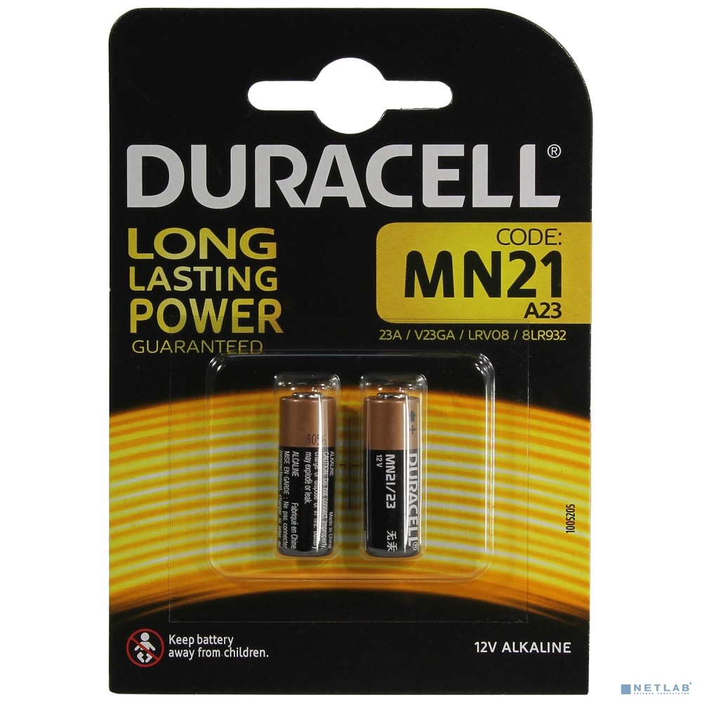 Duracell MN21/2BL, 12V ) (2 шт. в уп-ке)