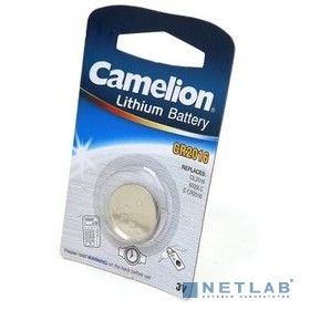 Camelion CR2016 BL-1 (CR2016-BP1, батарейка литиевая,3V) (1 шт. в уп-ке) 