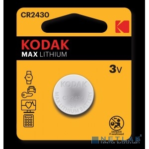 Kodak CR2430-1BL (60/240/12000)  (1 шт. в уп-ке)