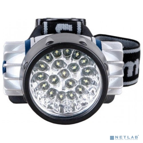 Camelion LED5323-19Mx (фонарь налобн, металлик,19 ультра ярк LED, 4 реж, 3XR03 в компл, пласт, блис)