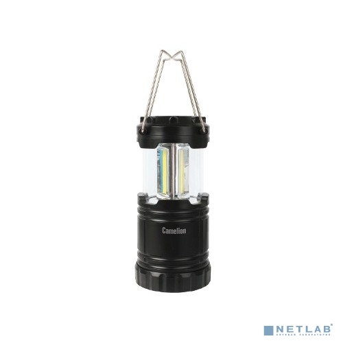 Camelion LED5632  (фонарь для кемпинга 3XR03, черный, 3X COB LED, пласт. кор.)