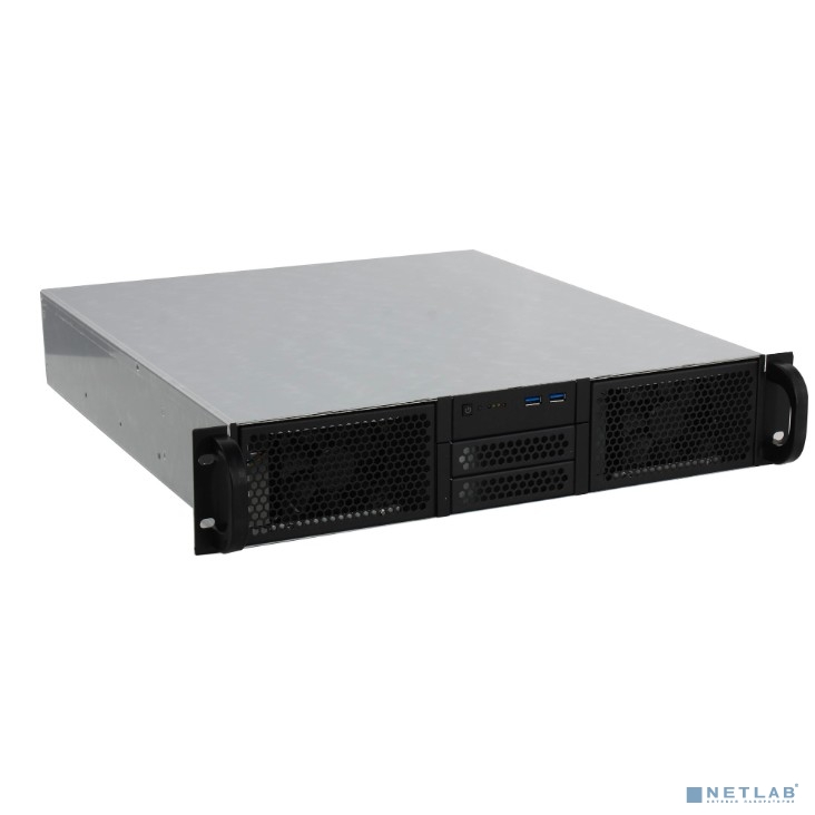 Procase Корпус 2U server case,0x5.25+8HDD,черный,без блока питания(2U,2U-redundant),глубина 550мм,SSI CEB 12"x10.5"