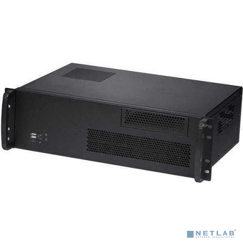 Procase Корпус 3U rear/front-access server case, черный, без блока питания, глубина 300мм, MB 12"x9.6"