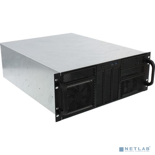 Procase Корпус 4U server case,6x5.25+8HDD,черный,без блока питания,глубина 550мм,MB EATX 12"x13"