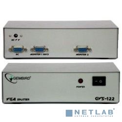 Gembird GVS122  Разветвитель сигнала VGA на 2 монитора (Gembird) 
